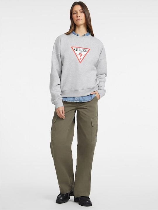 Guess Women's Long Sweatshirt Grey