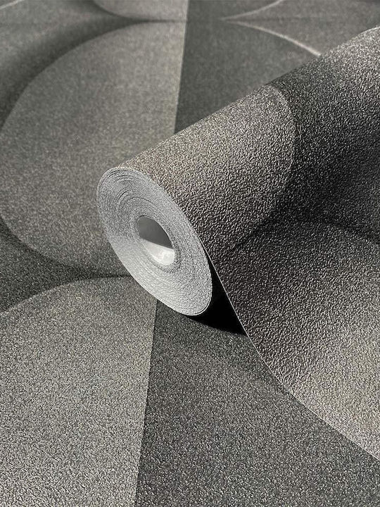 Black 3D Shape Wall Wallpaper 34486 0.53x10.05m