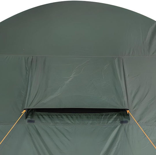 High Peak Tessin 5.1 Camping Tent Tunnel Green with Double Cloth 3 Seasons for 5 People 330x390x190cm