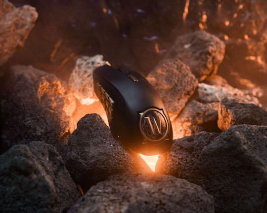 SteelSeries Aerox 9 Безжична RGB Геймърска Мишка 18000 DPI World of Warcraft Edition