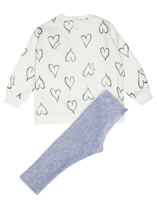 Sprint Kids Set with Leggings Winter 2pcs ecru