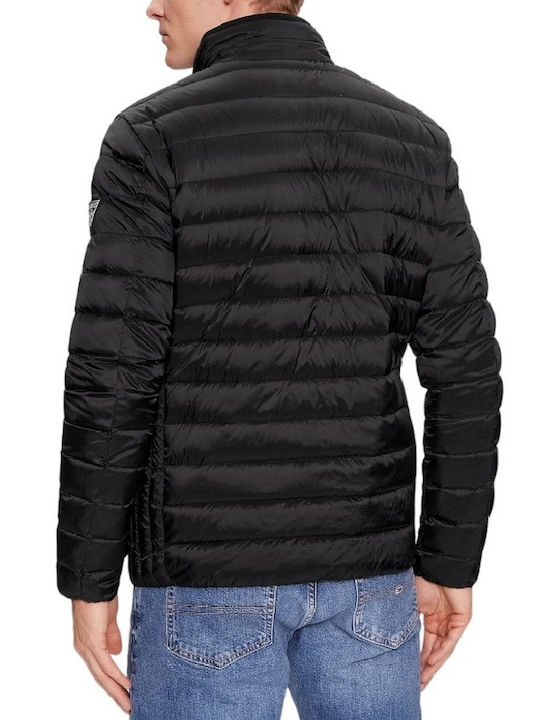 Guess Ανδρικό Χειμωνιάτικο Μπουφάν Puffer Black