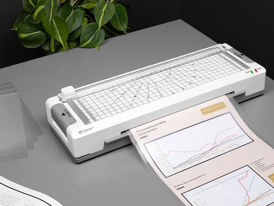 Tracer Desktop Laminator for A4 125 Microns with Cutter