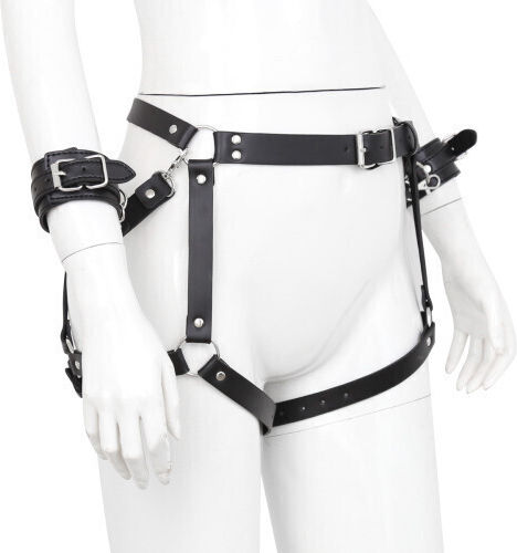 Naughty Toys Ιμάντες Ακινητοποίησης σε Μαύρο Χρώμα
