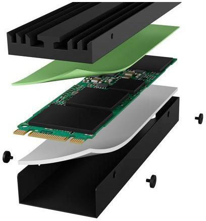 Icy Box M.2 SSD Cooling Black