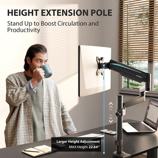 Eureka Ergonomic ERK-MA02-12P Halterung Auf dem Schreibtisch Monitor bis 32" mit Arm