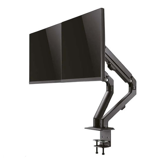 Newstar Stand Desk Mounted for 2 Monitors up to 27" with Arm (FPMA-D650DBLACK)