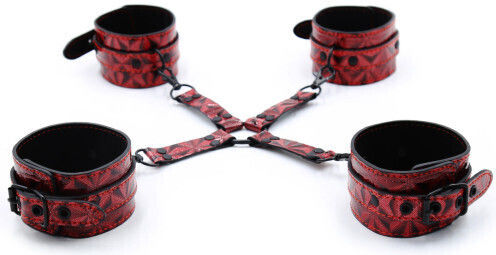 Naughty Toys BDSM Kit σε Κόκκινο Χρώμα 7τμχ