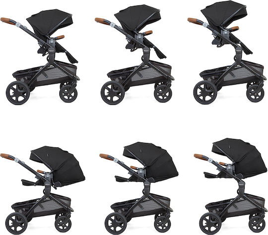 Graco Near2Me Reglabil Cărucior pentru Bebeluși Potrivit pentru Nou-născut Elite Black 11kg