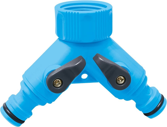 Aquacraft Διακλαδωτήρας 2 Θέσεων 600205.0030 Διακλαδωτής Μπλε