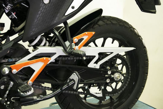 Moto Discovery Motorcycle Rear Wheel Fender for KTM 390 Adventure Black 1pcs