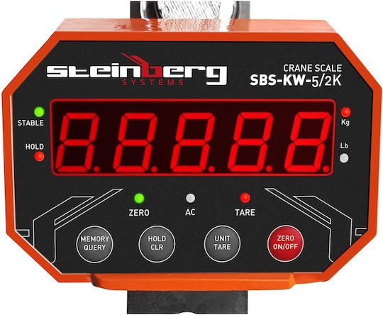 Hanging Scale 5 Ton Hook Scale Remote Industry Up To 5000 Kg Led