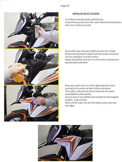 Moto Discovery Прозрачна козирка Мотоциклет за KTM 390 Приключение FSC-KTM390ADV-O