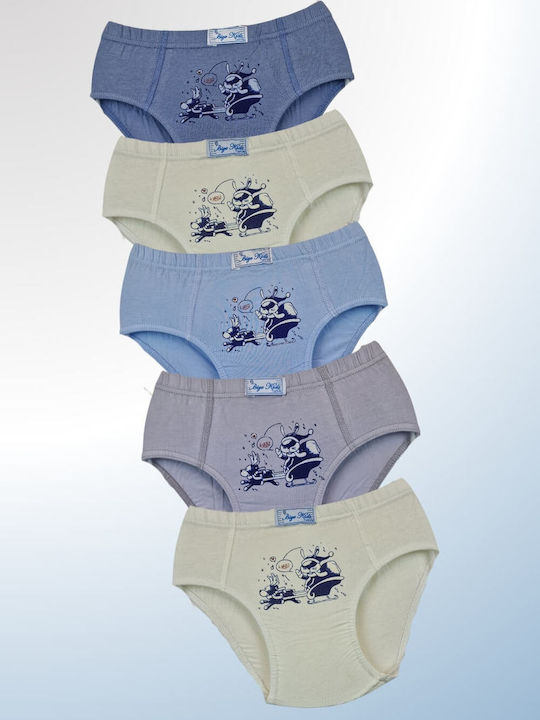 Biyo Set of Kids' Briefs Multicolored 5pcs