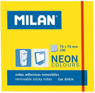 Milan Sticky Notes 76 X 76 Mm Yellow X10