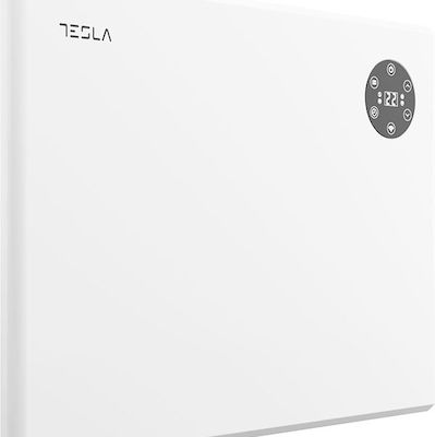 Tesla Konvektorheizung Wand 2000W mit elektronischem Thermostat und WiFi 87x43cm Weiß