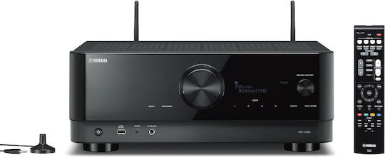 Yamaha RX-V6A Радиоусилвател Home Cinema 4K/8K 7.2 Канала 100W/8Ω 160W/6Ω с HDR и Dolby Atmos Черен