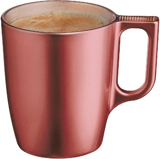 Luminarc Flashy Mug Glass Red 250ml