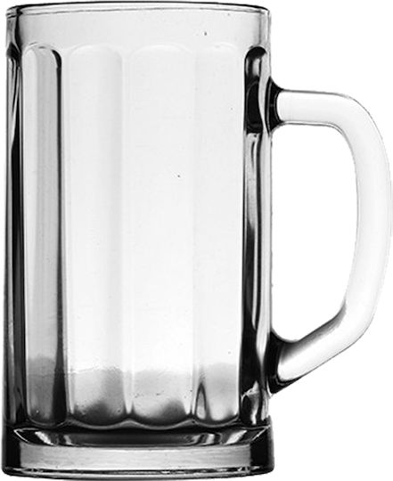 Uniglass Nicol Ποτήρι Μπύρας από Γυαλί 400ml