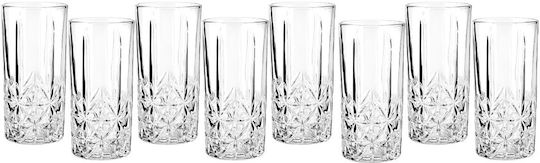 Estia Hobstar Set of Glasses Water made of Glass 385ml 8pcs