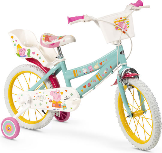 Toimsa Peppa Pig 16" Kids Bicycle City Green