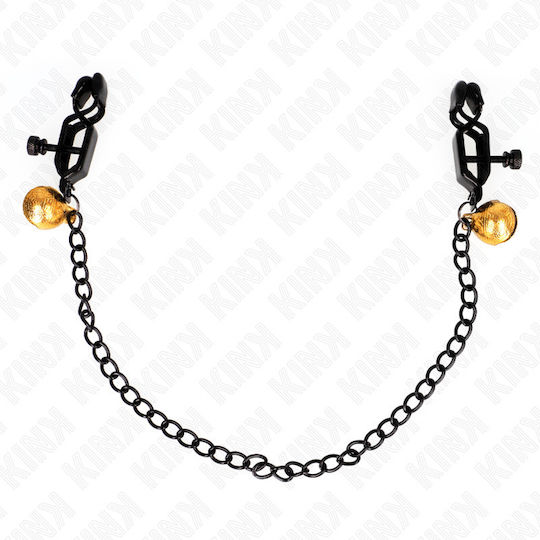 Kink Nipple Clamps in Silver Color