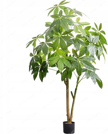 Plantă Artificială în Ghiveci Pachira Green 120cm