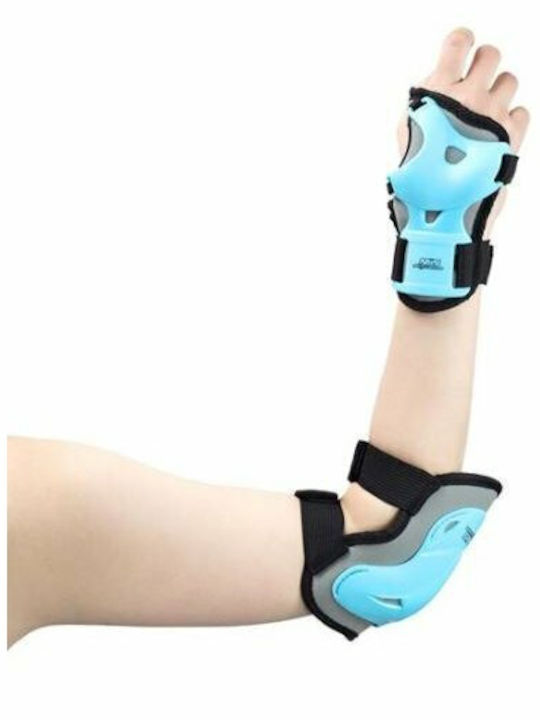 Nils Protective Gear Set for Rollers Gray