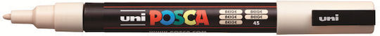 Μαρκαδόρος Ανεξίτηλος Uni Posca Pc-3m Μπεζ 45