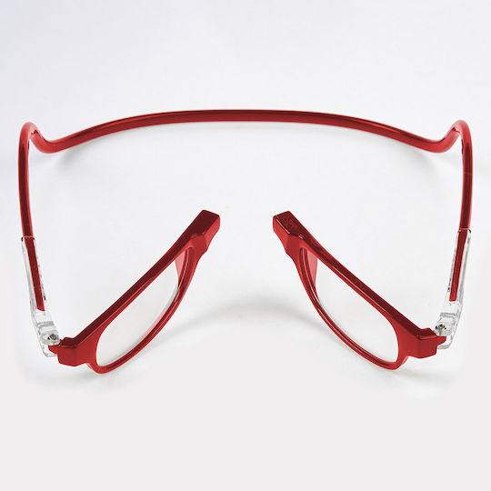 Reading Glasses +2.50 with Magnet in Red color AG-A008