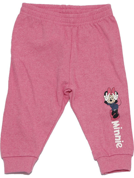 Παιδικό Σετ Φόρμας Ροζ 2τμχ Minnie Mouse
