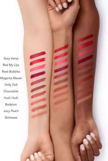 Buxom Full-On Plumping Satin Lipstick Creamy Lipstick Plumping Effect Shade Sexy Vamp Volume 2.5 Ml