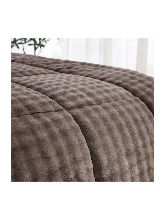 Beauty Home Duvet Cover Queen 240x260cm 12515 Mocha