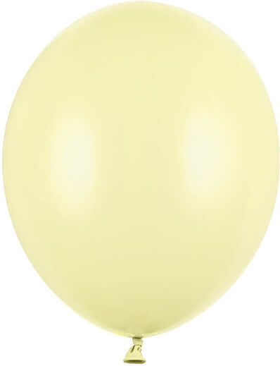 Komposition mit 100 Luftballons Latex Gelbe 30cm