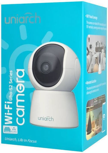 Uniarch UHO-S2E-M4 IP Κάμερα Παρακολούθησης Wi-Fi Full HD+ 4MP με Αμφίδρομη Επικοινωνία