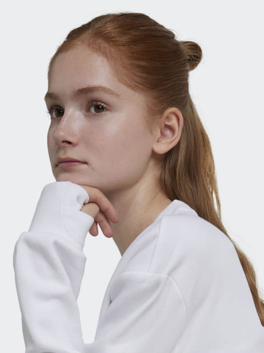 Kids Sweatshirt White Glam Crew