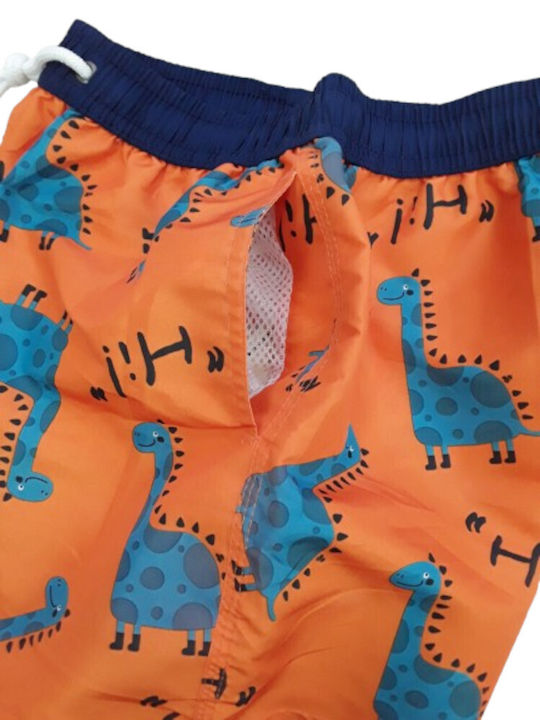 Speedy Shark Kids Swimwear Swim Shorts Orange