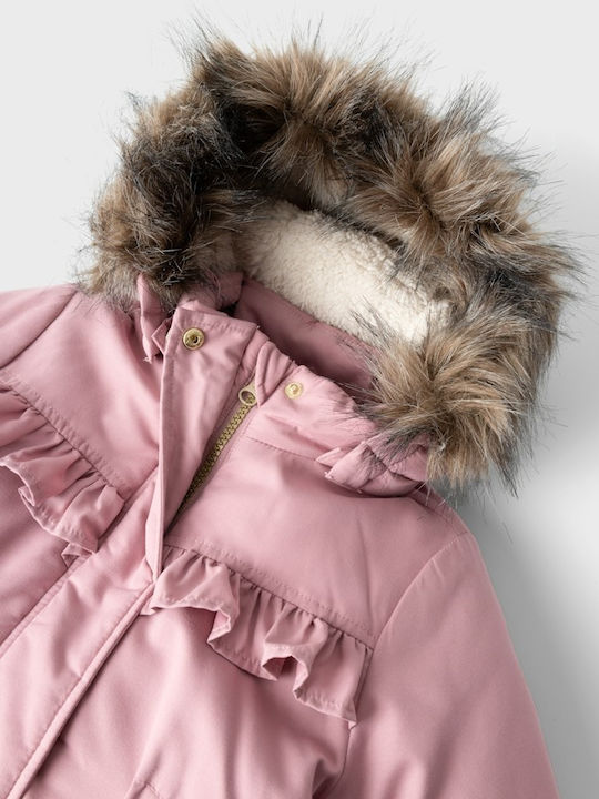 Kinder Freizeitjacke mit Kapuze Violet