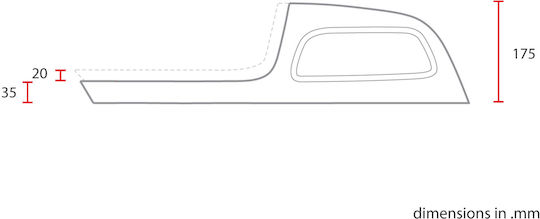 Moto Discovery Σέλα Μοτοσυκλέτας SCR13-BLACK-MD