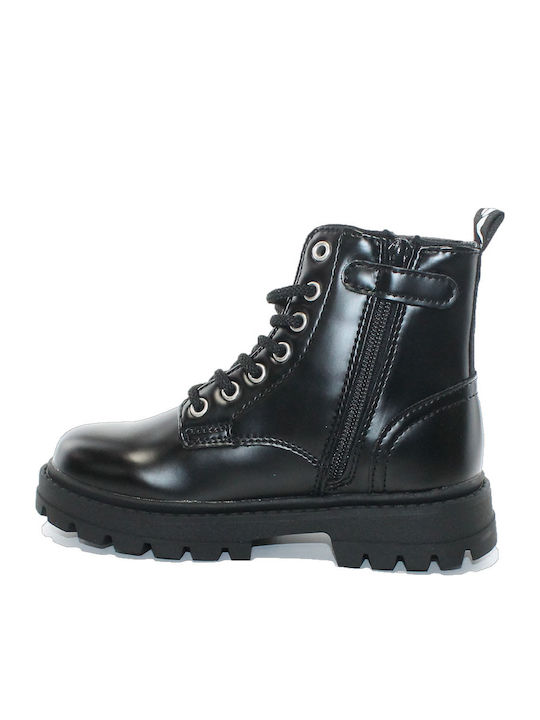 Pasadena Kids Boots with Laces Black
