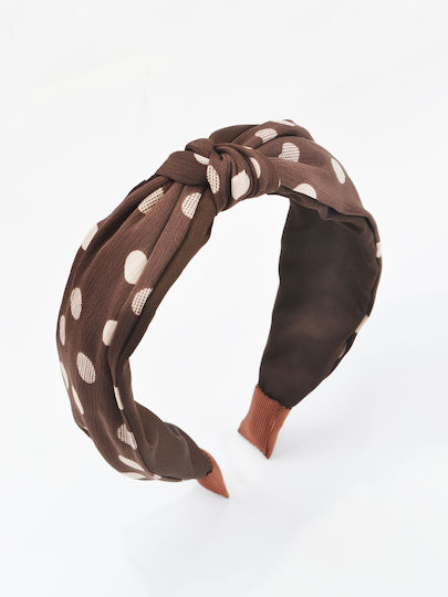 Mat Fashion Ленти за глава за коса Кафяв