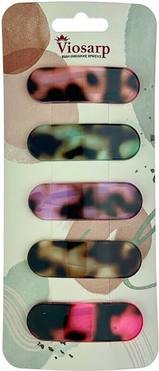 Agrafe de păr colorate 5cm 5 bucăți Vc2450