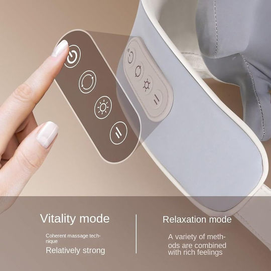 Professional Electric Mini Neck Massager N5 Neck Shoulders Heating Function Wireless 90-minute Battery Life