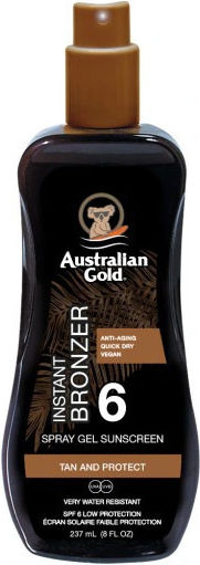 Australian Gold Spray Gel Bronzer Spf6 + Aloe Freeze Gel