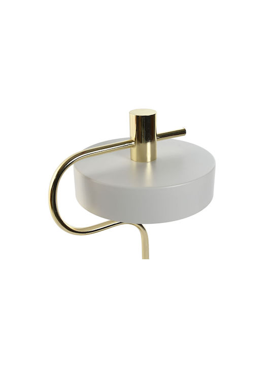 Table Lamp Home Esprit White Gold Metal 220 V 28 X 18 X 46 Cm