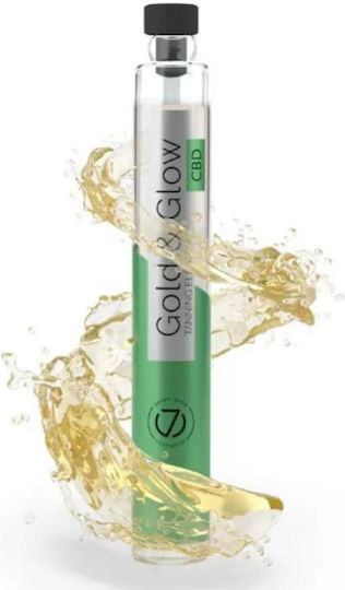 7Suns Cosmetics Gold & Glow CBD Nach dem Bräunen Körper Lotion 10x6ml