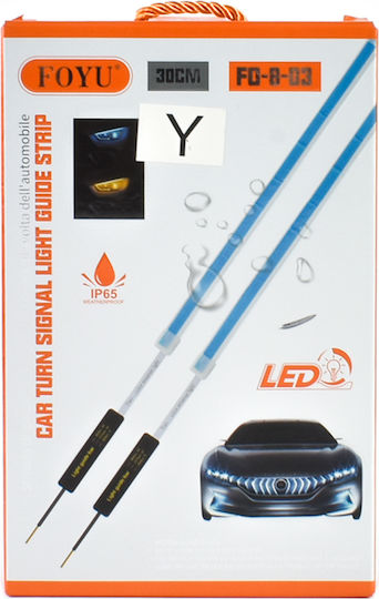 Foyu Decorative LED Car Headlight Strip White Color