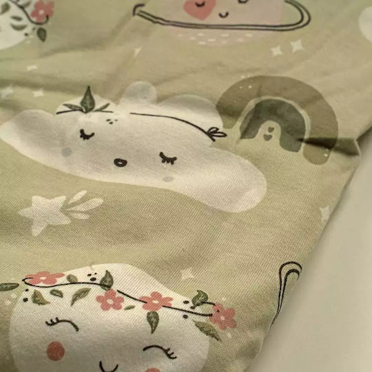 Ako Iarna Sac de dormit cu picioare Pistachio