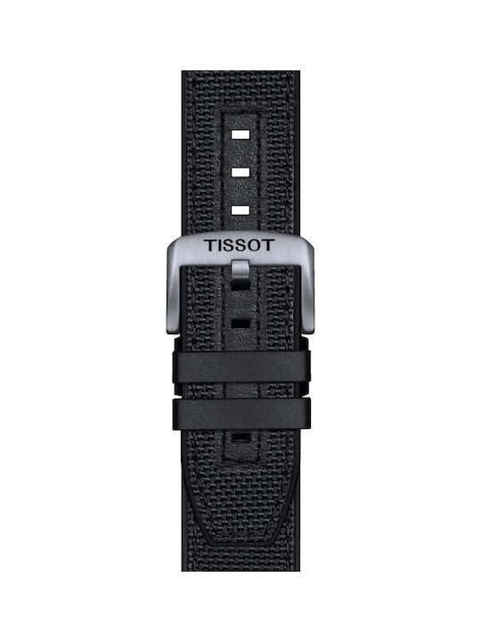 Tissot T-sport Мъжки Часовник 45.5мм Хронограф На батерия с Черен Текстилна Каишка