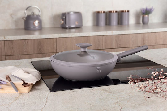 Berlinger Haus Wok από Αλουμίνιο Με Καπάκι με Κεραμική Επίστρωση 28cm
